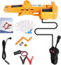 Elektrischer Wagenheber 2T, 12V Scherenwagenheber Und Reifenwechsel Scherenlift Mit Einer Kleinen Leuchte,Tragbare Arbeitssparende Bodenheber Für Schnell Wechselnde Reifen(Gehoben12-35 Cm)